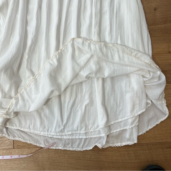 Aritzia Wilfred White Allier Embroidered Shift Dress - Picture 11 of 14